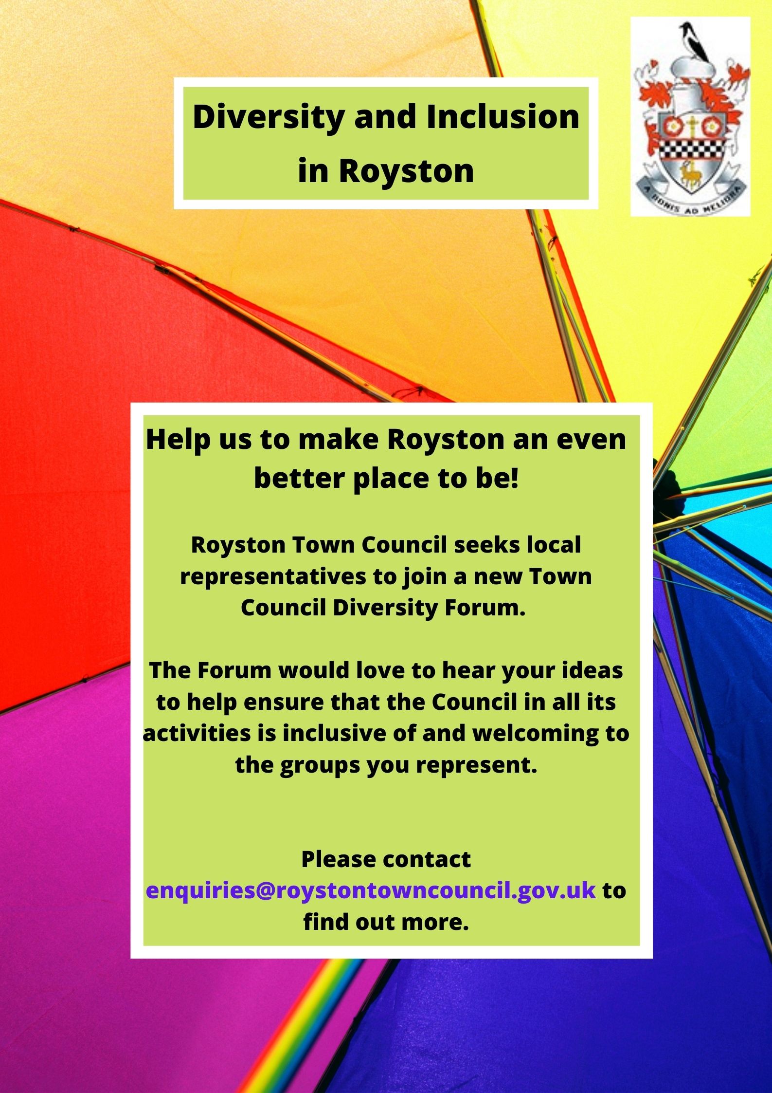 Diversity and Inclusion in Royston Poster