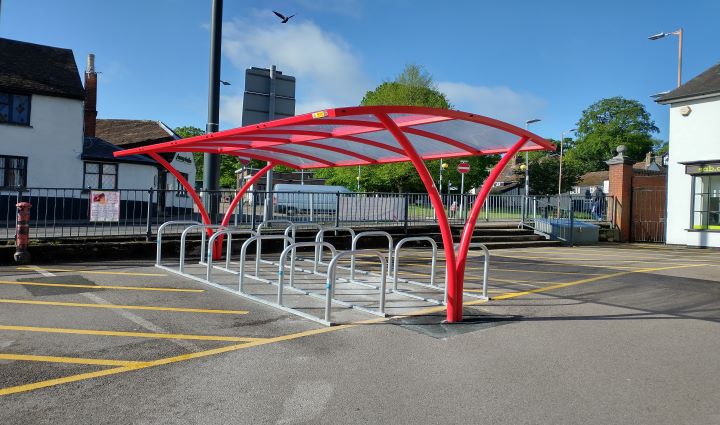 Bike Shelter at Royston Market