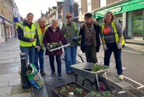 High Streets Planters Refreshed!